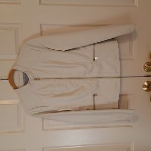 MARC NEW YORK by ANDREW MARC Like New Faux Leather Jacket with Zipper Detail